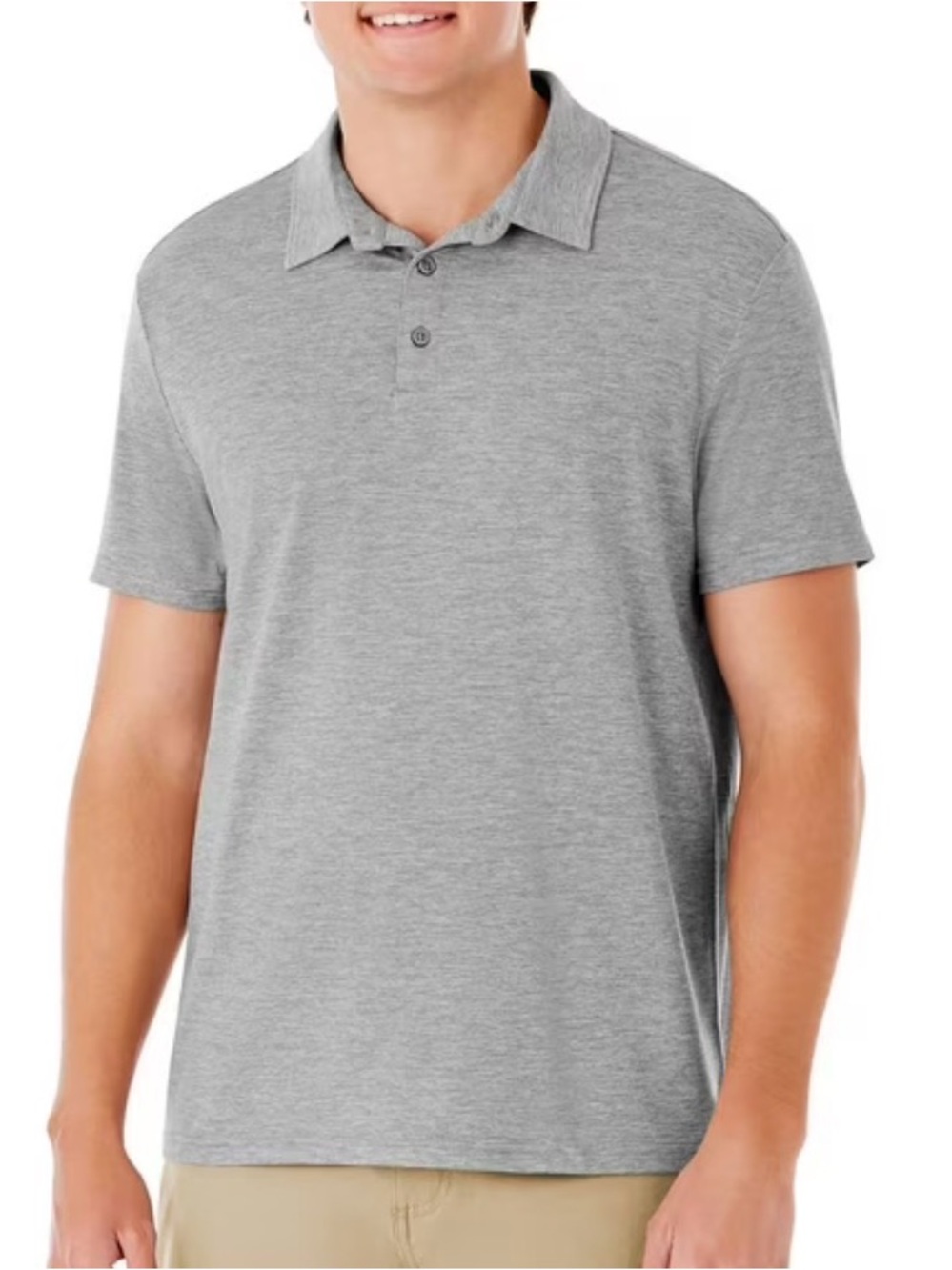 Member's Mark Men's Favorite Soft Grey Polo - Brand New